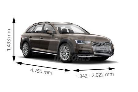 Medidas Audi A4: longitud, anchura, altura y maletero