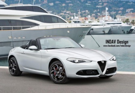 Alfa Romeo Spider 2017: así sería un descapotable basado en el Alfa Giulia