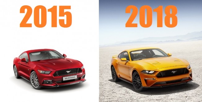 Ford Mustang 2018 Vs 2017 Análisis De Sus Diferencias Iguales Pero Difees El Mustang 2018 Es La Evolución Lógica