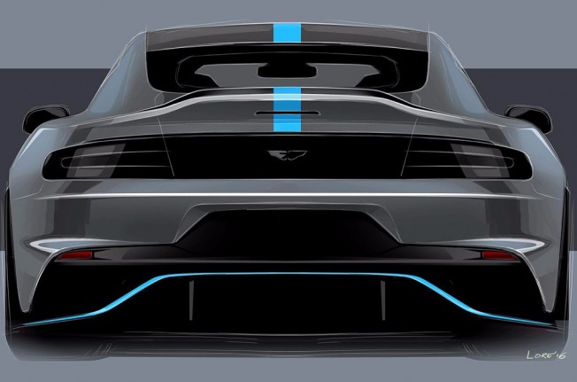 Aston Martin RapidE - boceto Aston Martin RapidE - boceto