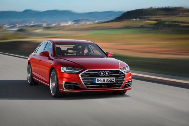 Audi A8 2018 - frontal Audi A8 2018 - frontal