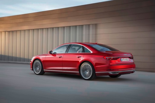 Audi A8 2018 - posterior Audi A8 2018 - posterior