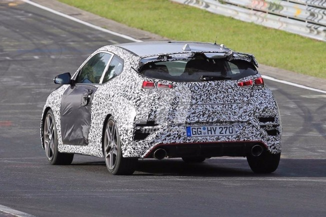 Hyundai Veloster N - foto espía posterior Hyundai Veloster N - foto espía posterior