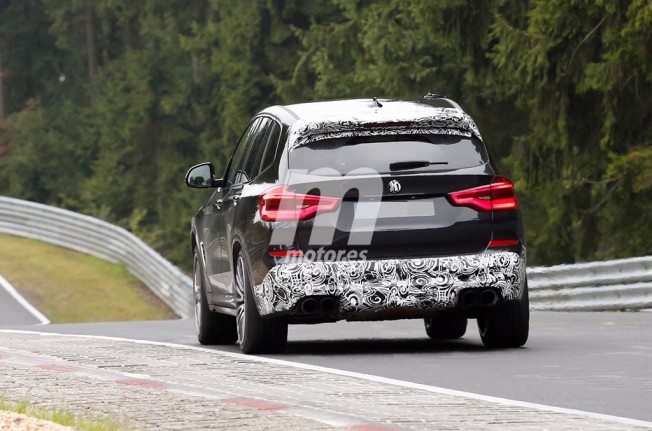 BMW X3 M 2018 - foto espía posterior BMW X3 M 2018 - foto espía posterior