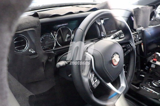 Rolls-Royce Cullinan 2020 - foto espía interior Rolls-Royce Cullinan 2020 - foto espía interior