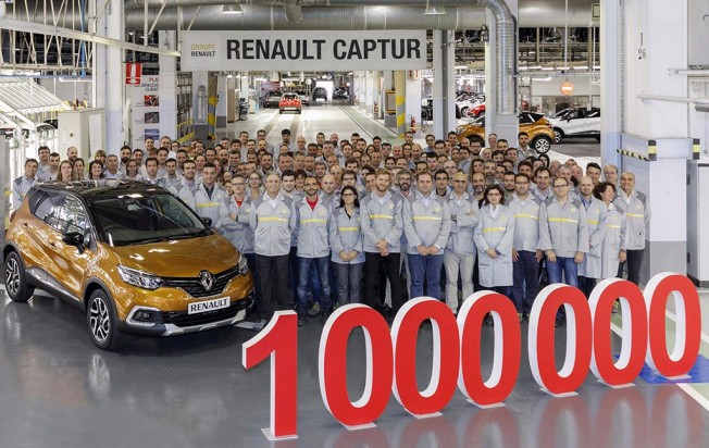 Renault Captur - unidad un millón Renault Captur - unidad un millón
