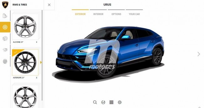 Lamborghini Urus - configurador Lamborghini Urus - configurador