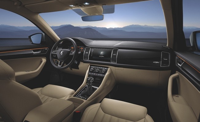 Skoda Kodiaq Laurin & Klement - interior Skoda Kodiaq Laurin & Klement - interior