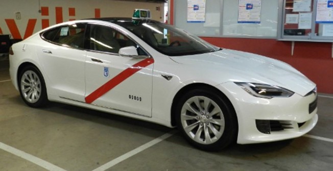 Tesla Model S homologado como taxi en Madrid Tesla Model S homologado como taxi en Madrid