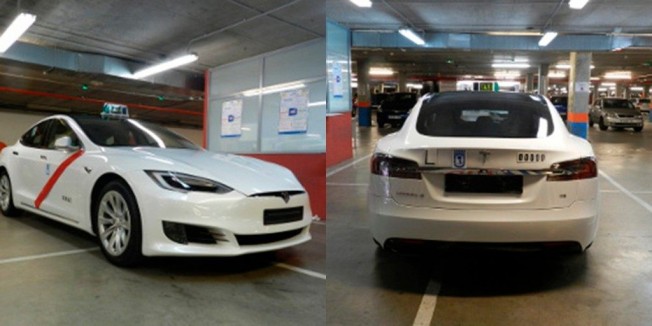 Tesla Model S homologado como taxi en Madrid Tesla Model S homologado como taxi en Madrid