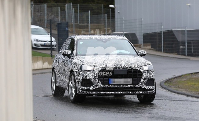 Audi RS Q3 2019 - foto espía frontal Audi RS Q3 2019 - foto espía frontal