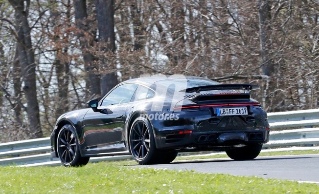 Porsche 911 Turbo 2019 - foto espía posterior Porsche 911 Turbo 2019 - foto espía posterior