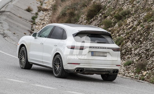Porsche Cayenne Turbo S E-Hybrid 2018 - foto espía posterior Porsche Cayenne Turbo S E-Hybrid 2018 - foto espía posterior