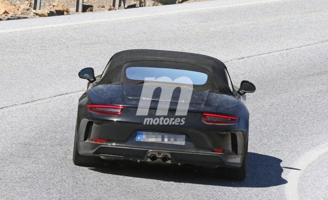 Porsche 911 Speedster 2018 - foto espía posterior Porsche 911 Speedster 2018 - foto espía posterior