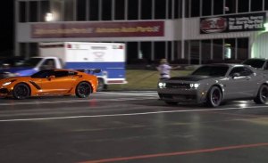 Cuarto de milla: Dodge SRT Demon vs. Chevrolet Corvette ZR1