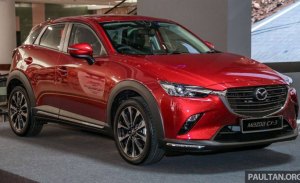 Mazda CX-3: fotos en vivo del nuevo facelift desde Malasia