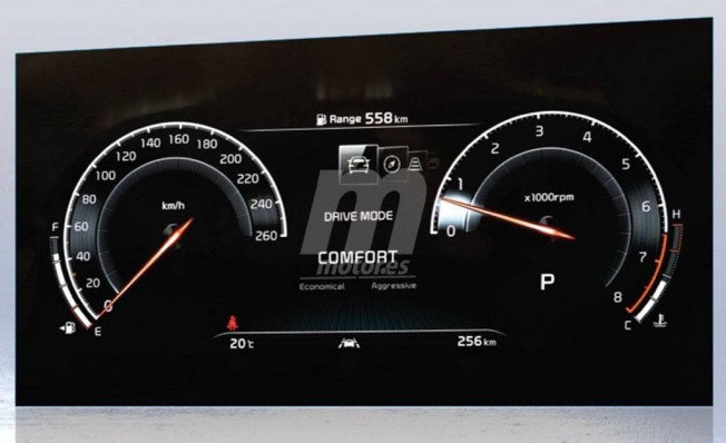 Cuadro de instrumentos digital de Kia Cuadro de instrumentos digital de Kia