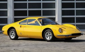 Raro prototipo único del Ferrari Dino a subasta en Pebble Beach