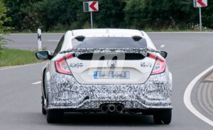 Cazamos a Honda probando un nuevo alerón trasero para el Civic Type R 2019