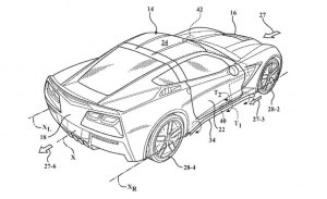 Chevrolet patenta nuevos sistemas de aerodinámica activa para el Corvette