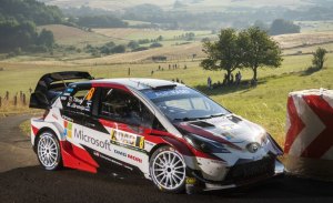 Los tres mosqueteros del WRC, al mando en Alemania
