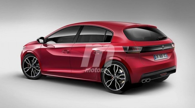 Peugeot 208 2019 - posterior Peugeot 208 2019 - posterior