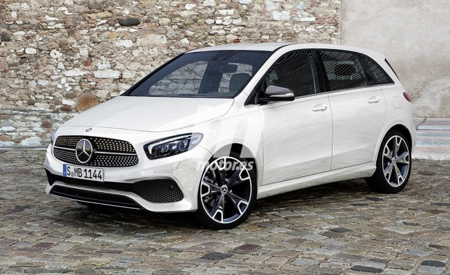 Mercedes Clase B 2019 - recreación Mercedes Clase B 2019 - recreación