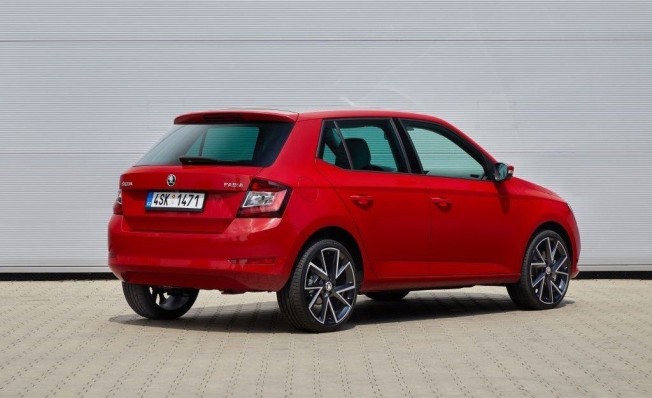 Skoda Fabia 2018 - posterior Skoda Fabia 2018 - posterior