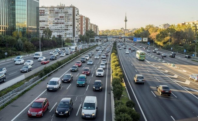 Tráfico denso en España Tráfico denso en España