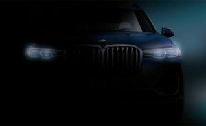 El frontal del nuevo BMW X7 se insinúa en este adelanto