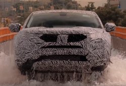 El nuevo Tata Harrier, actualmente en desarrollo, no le teme al agua