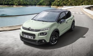 Francia - Septiembre 2018: El Citroën C3 visita el podio