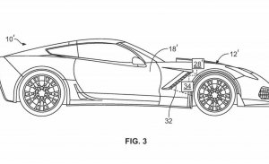 Chevrolet vuelve a patentar sistemas de aerodinámica activa para el Corvette