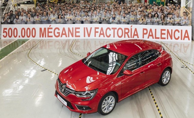 Renault Mégane número 500.000 en Palencia Renault Mégane número 500.000 en Palencia