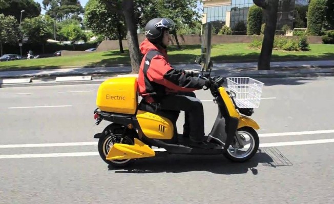 Motocicleta de reparto eléctrica Motocicleta de reparto eléctrica