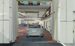 Porsche inicia pruebas de conducción autónoma en un entorno virtual de sus talleres
