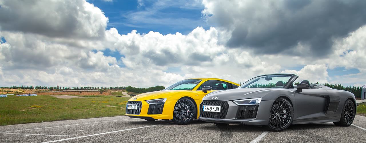 Comparativa Audi R8 Coupé vs Audi R8 Spyder